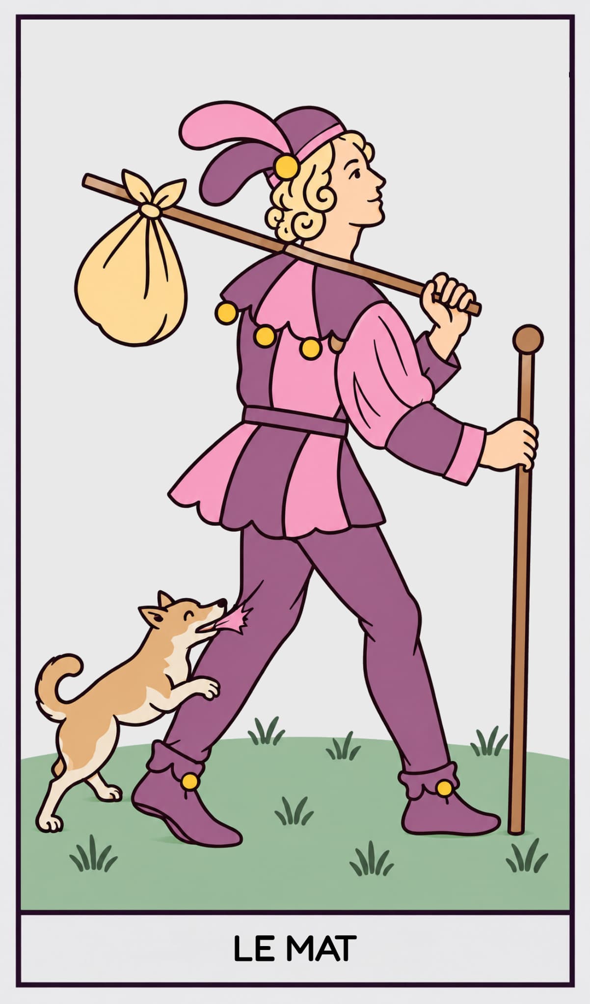 Le Mat, Tarot de Marseille