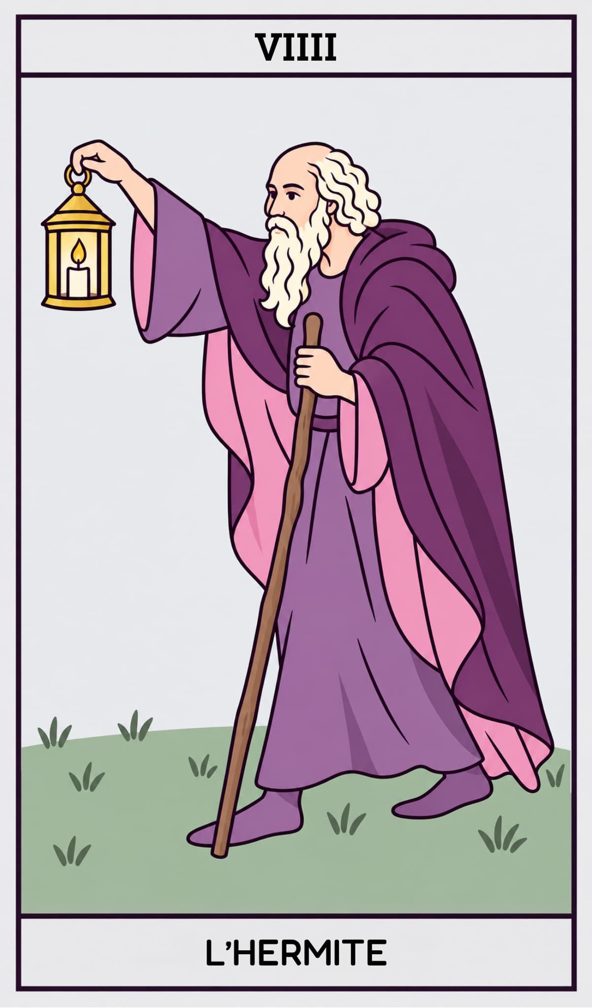 L'Hermite, Tarot de Marseille
