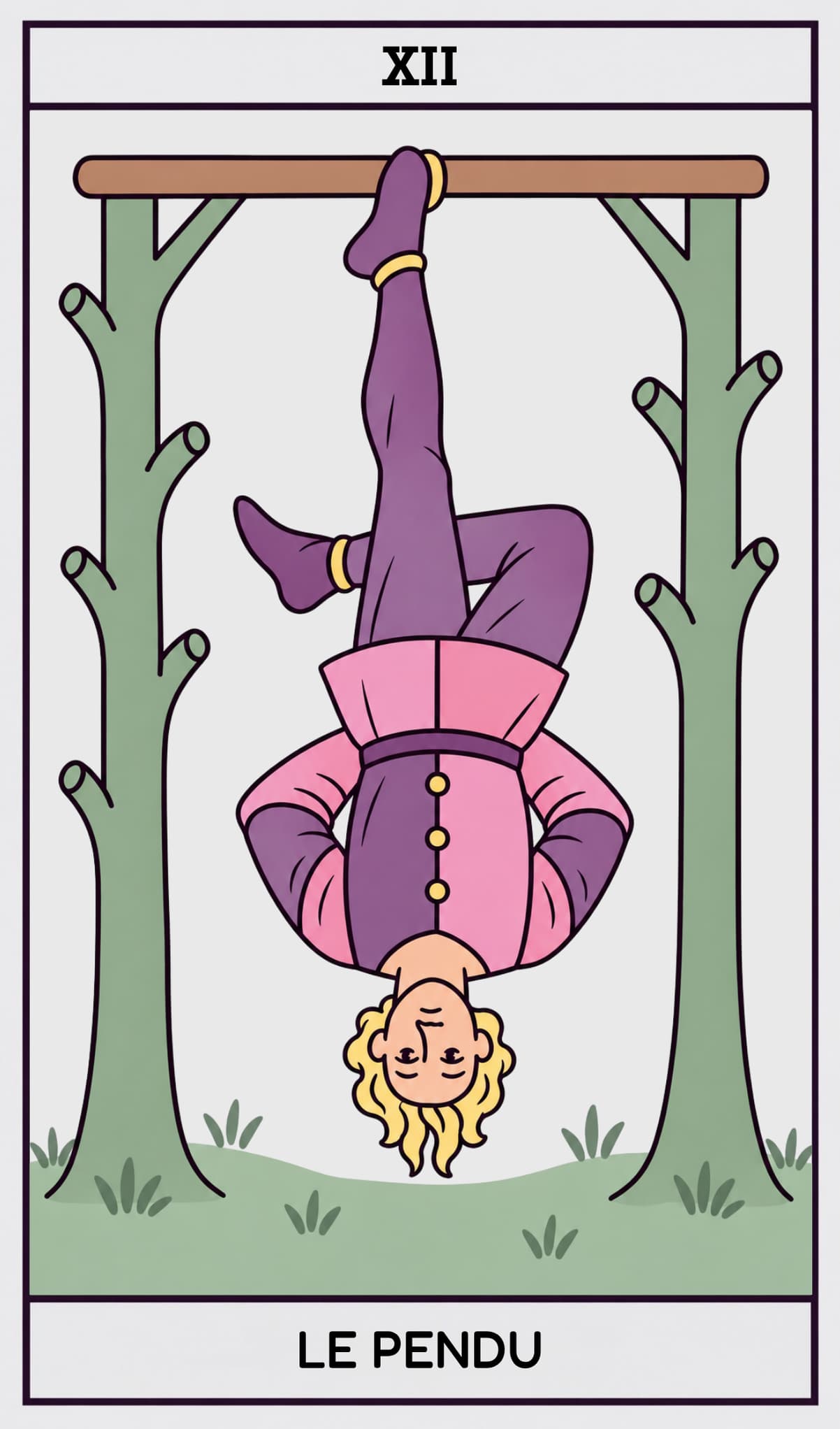 Le Pendu, Tarot de Marseille