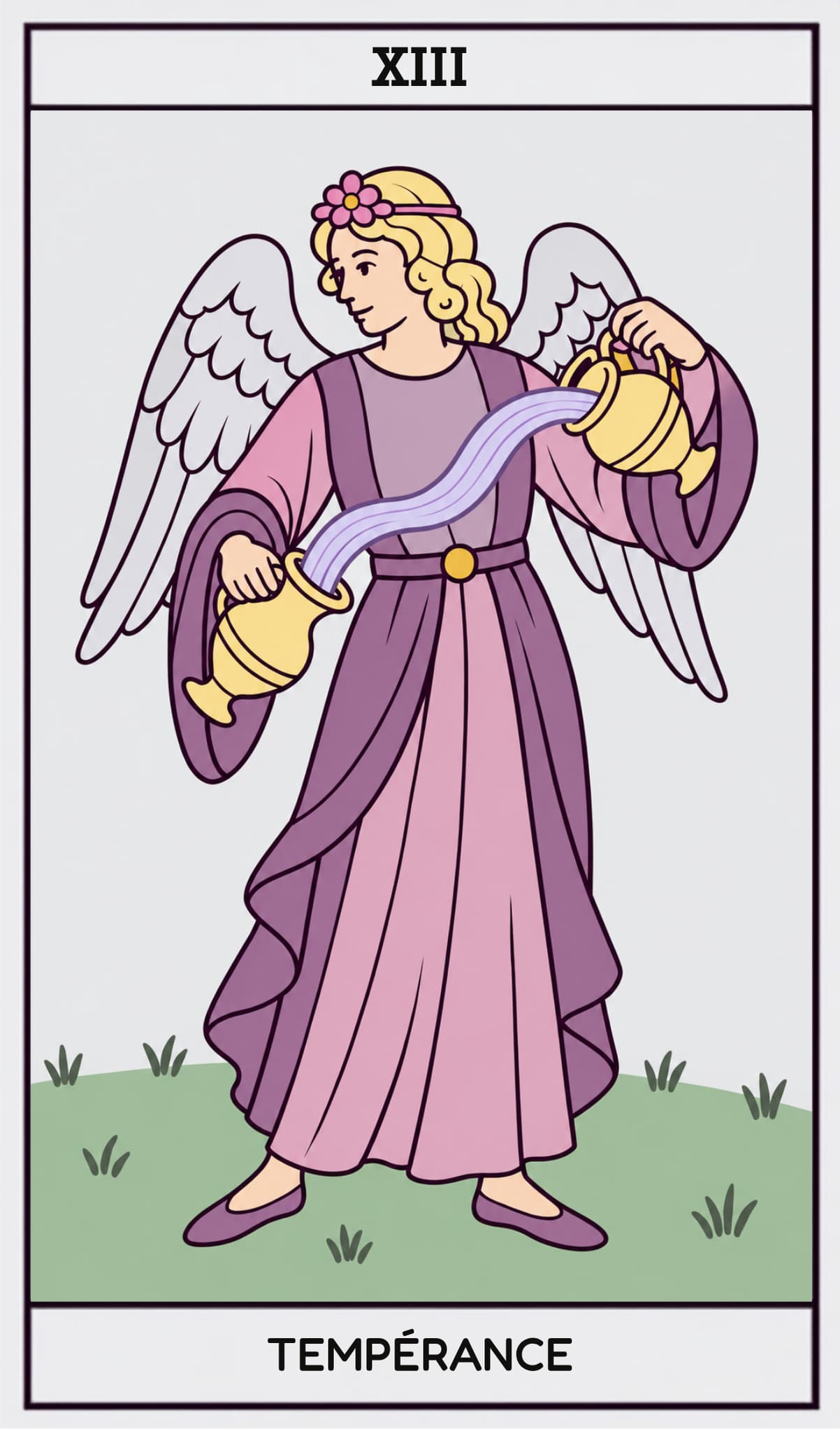 Tempérance, Tarot de Marseille