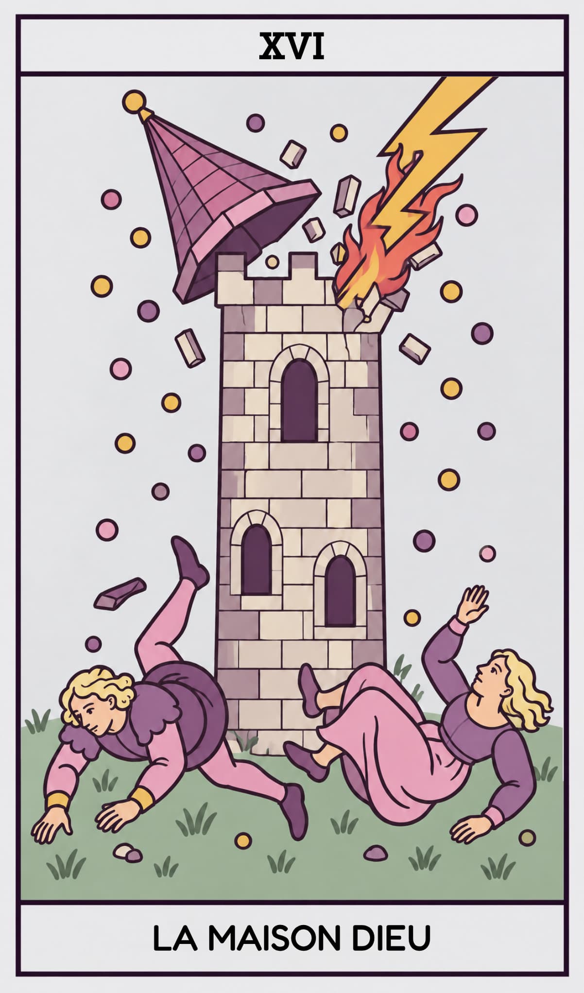 La Maison Dieu, Tarot de Marseille