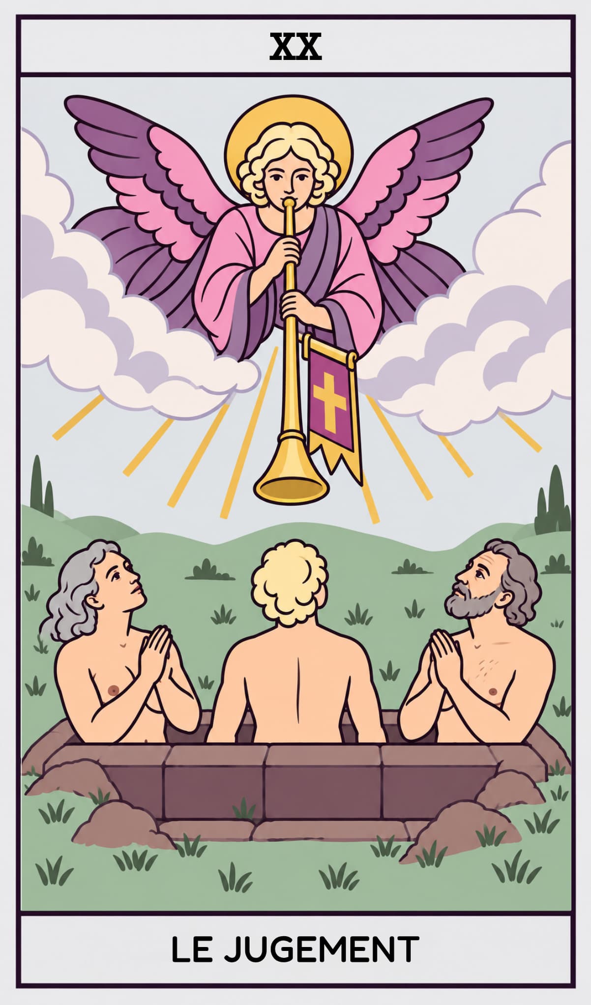 Le Jugement, Tarot de Marseille