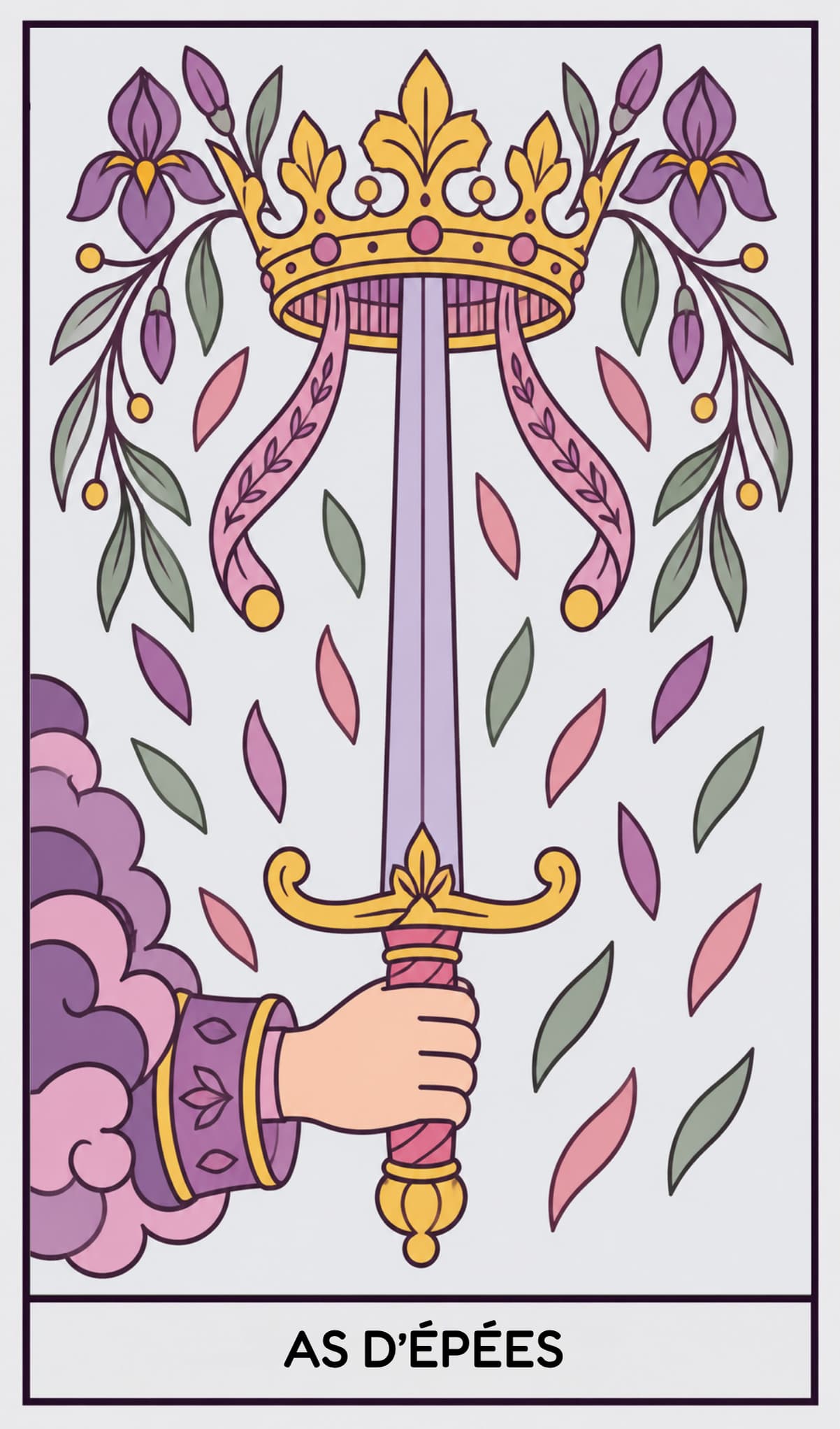 As d'Épées, Tarot de Marseille