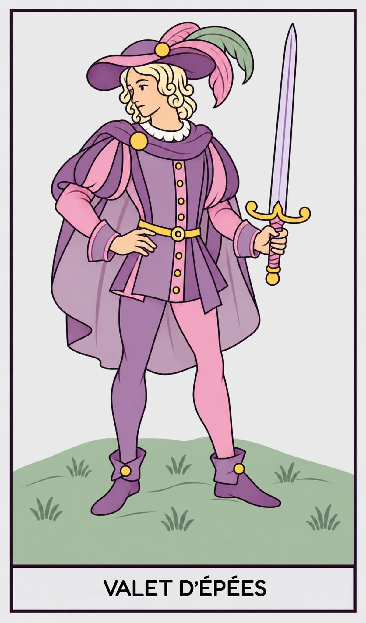 Valet d'Épées, Tarot de Marseille