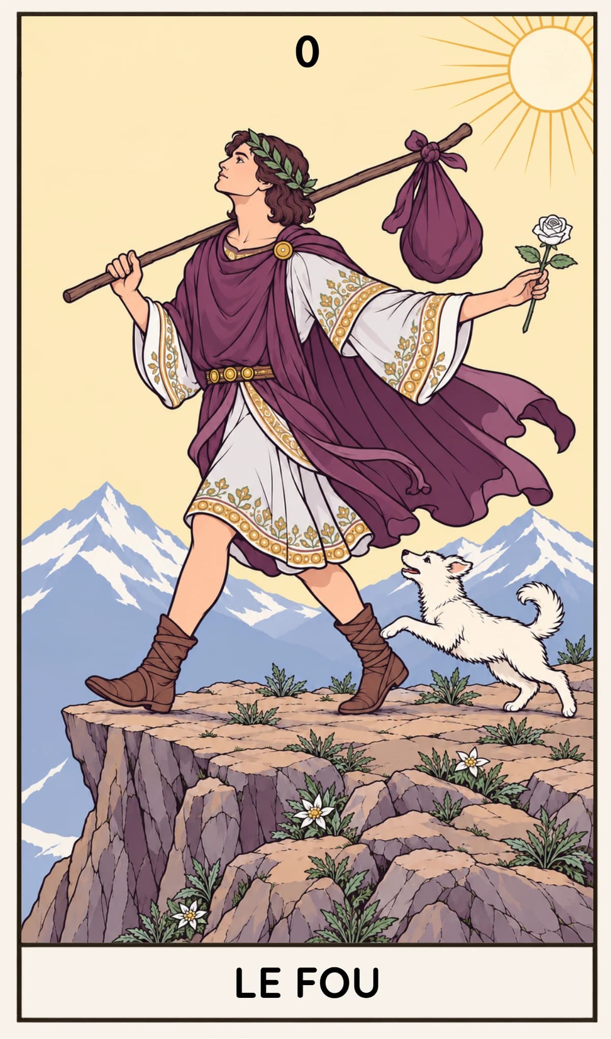 Le Fou, Tarot Rider-Waite-Smith