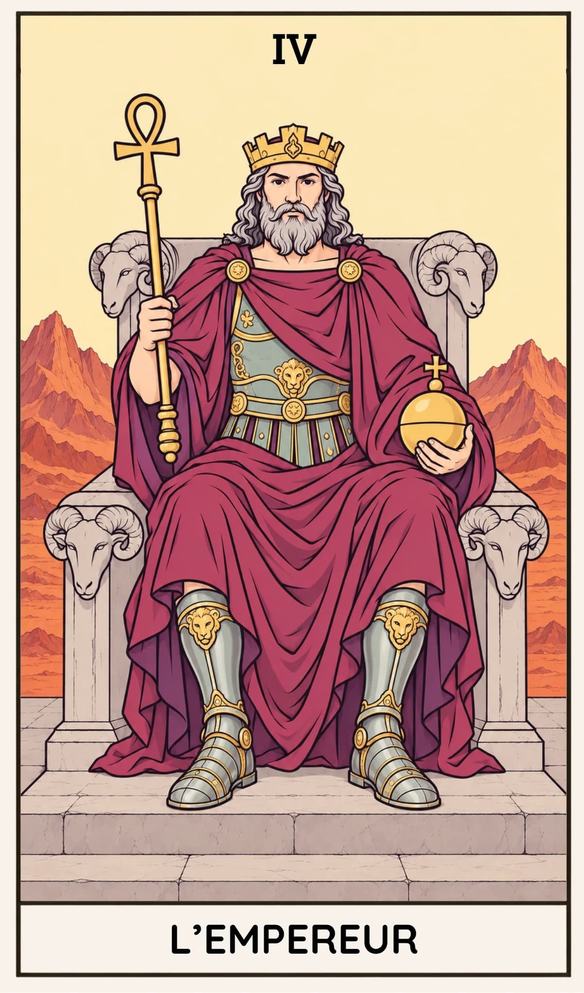 L'Empereur, Rider-Waite-Smith
