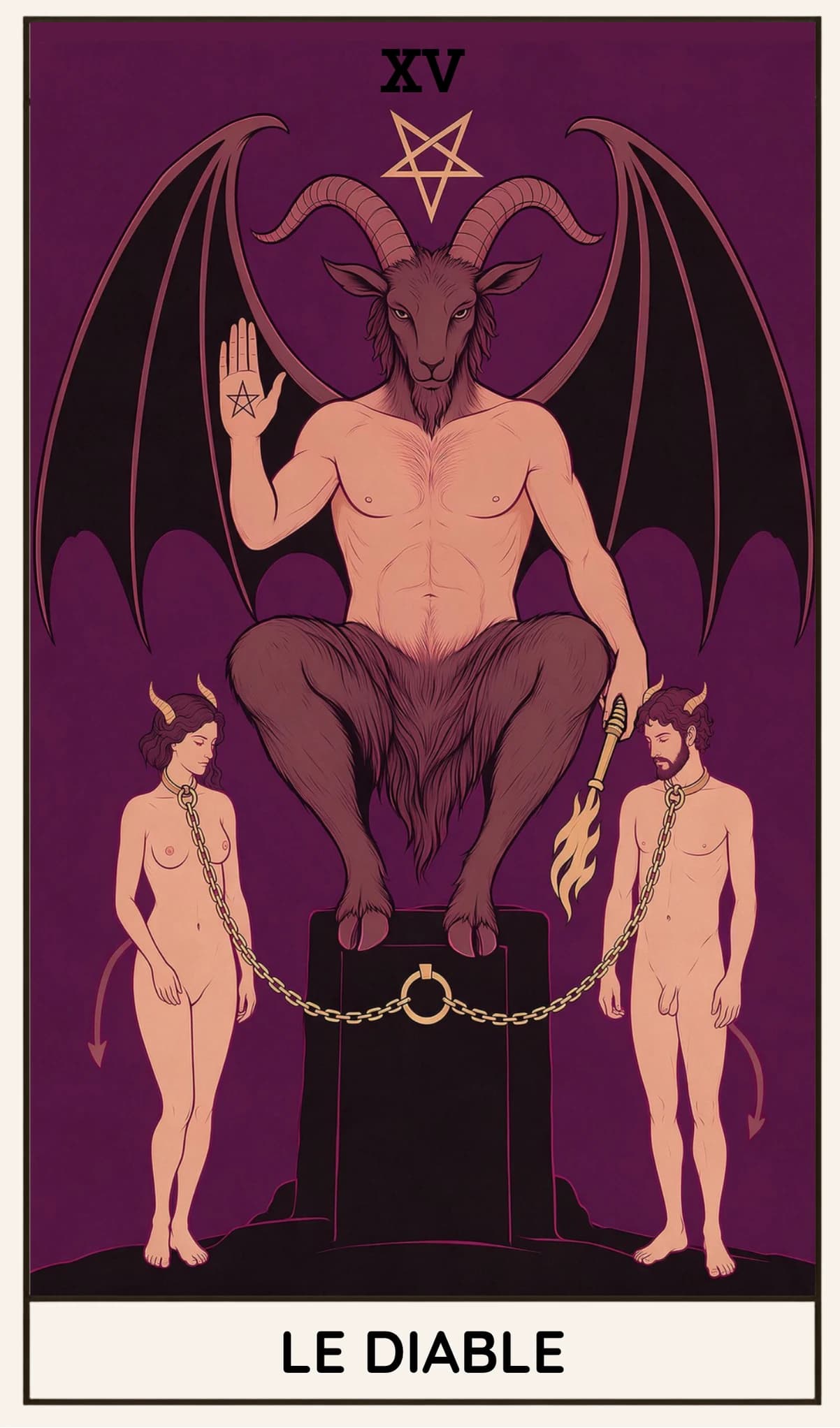 Le Diable, Tarot Rider-Waite-Smith