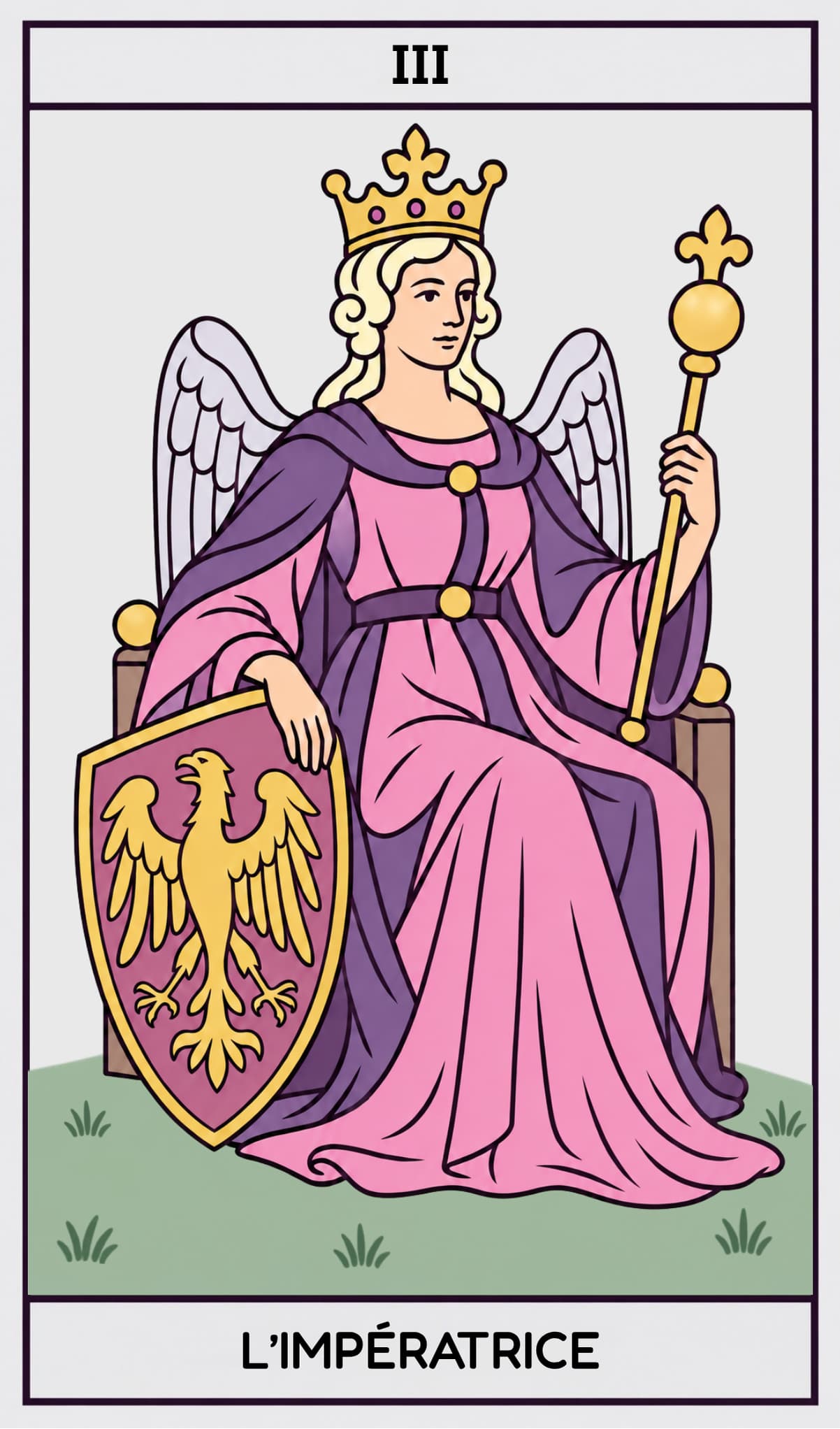 L'Impératrice, Tarot de Marseille