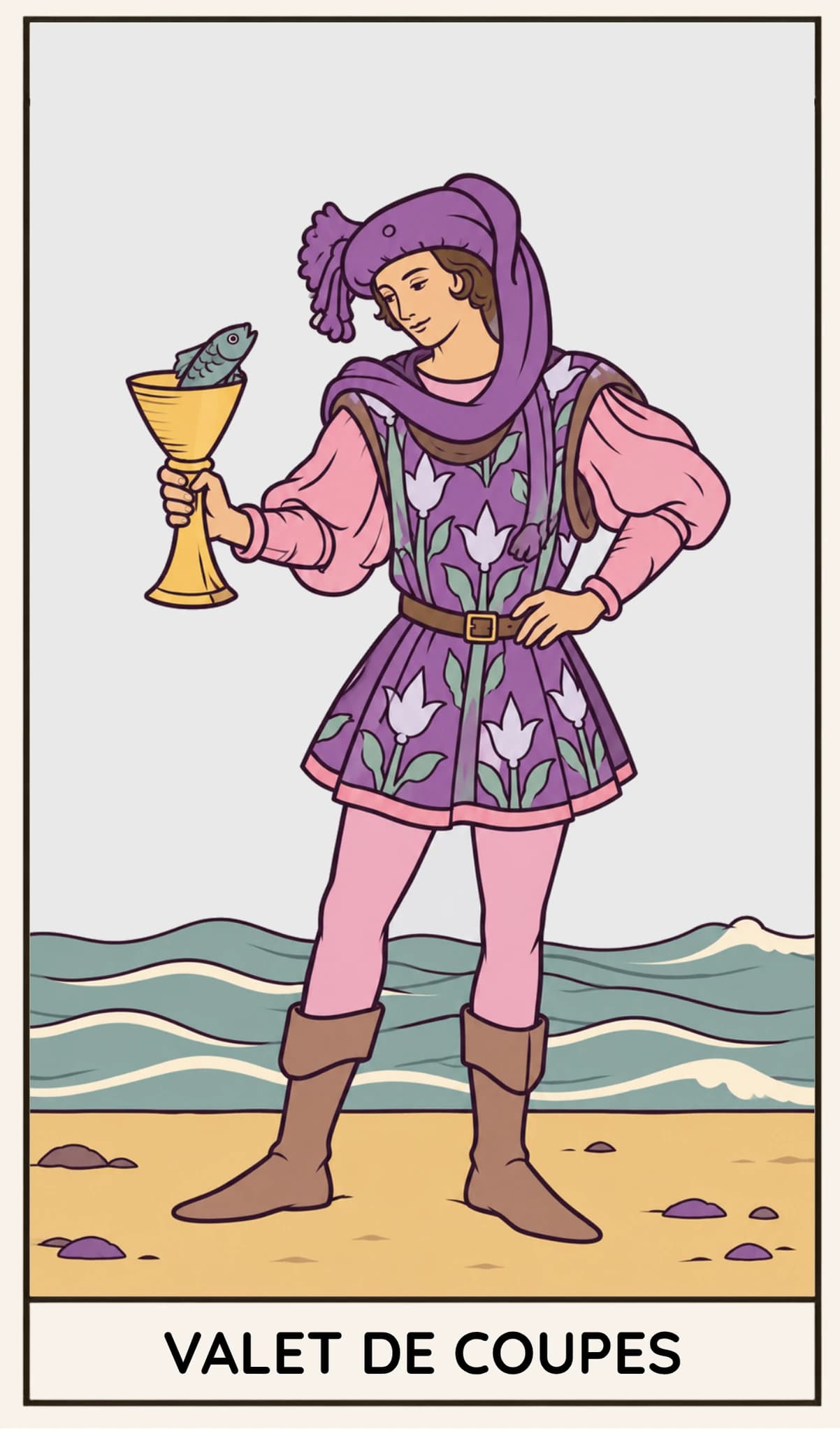 Valet de Coupes, Tarot Rider-Waite-Smith